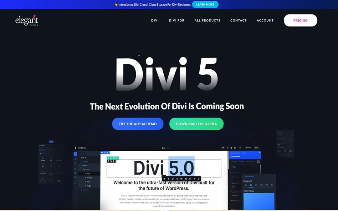 Divi 5 Public Alpha Version 7 New Features and Fixes!